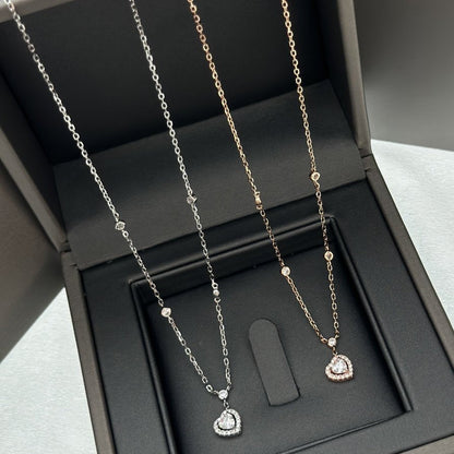 [Lumi]JOY HEART DIAMOND NECKLACE