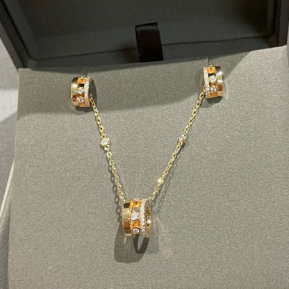 [Lumi]CHAIN MOVE ROMANE PEDAND NECKLACE