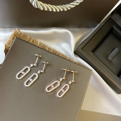 [Lumi]DORMEUSES MOVE UNO DIAMOND EARRINGS