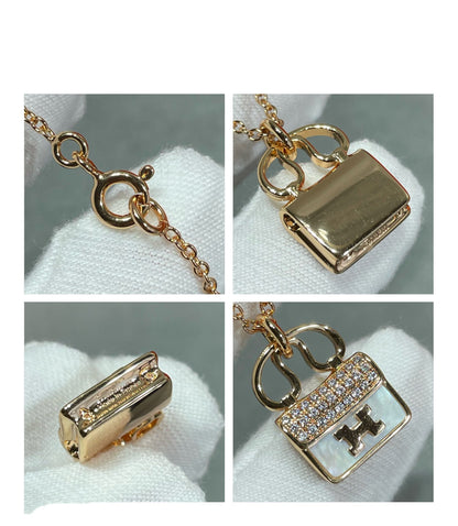 [Lumi Jewels]H CIRCE MOISSANITE PENDANT NECKLACE GOLD