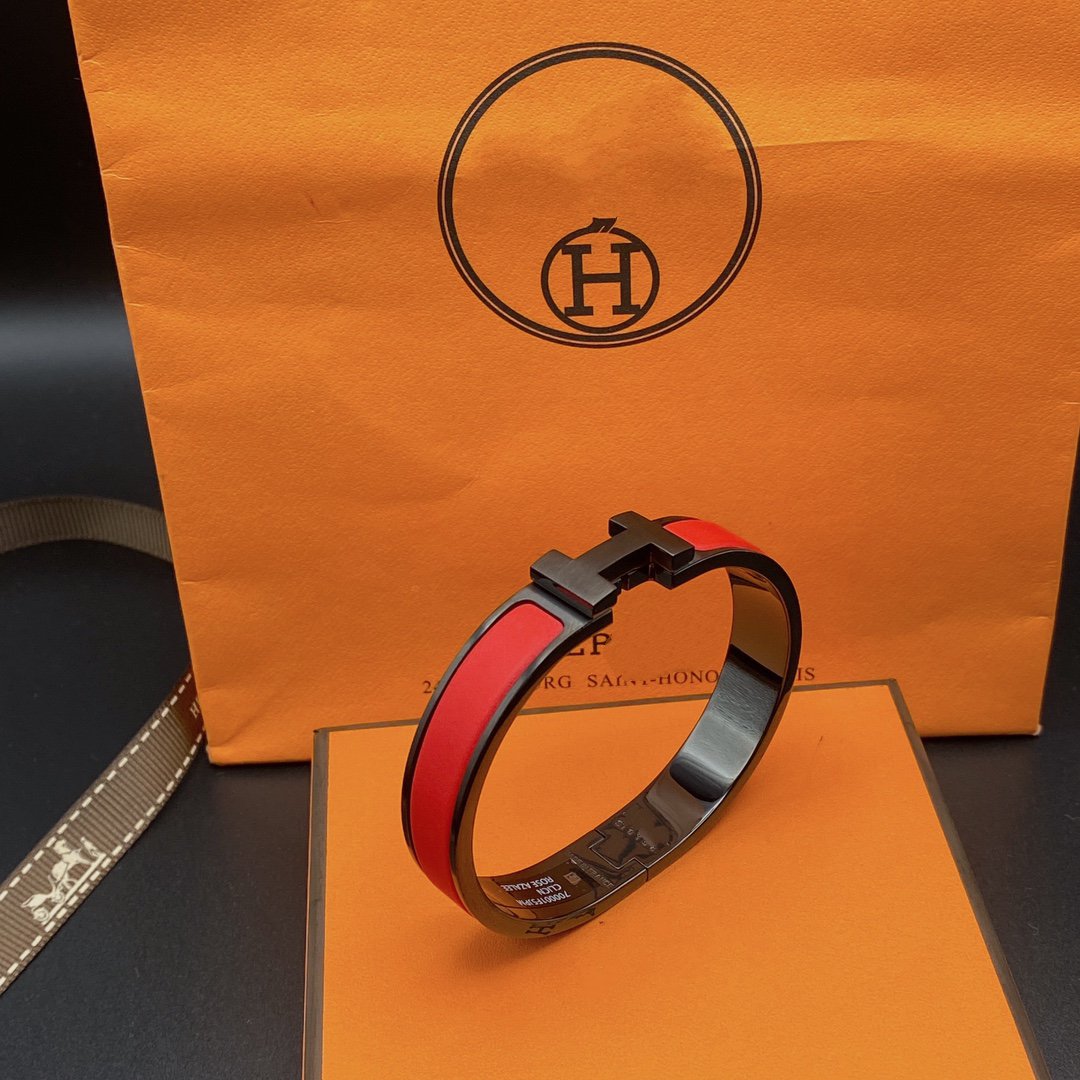 [Lumi Jewels]CLIC HM SO BLACK RED BRACELET