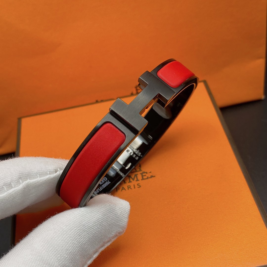 [Lumi Jewels]CLIC HM SO BLACK RED BRACELET