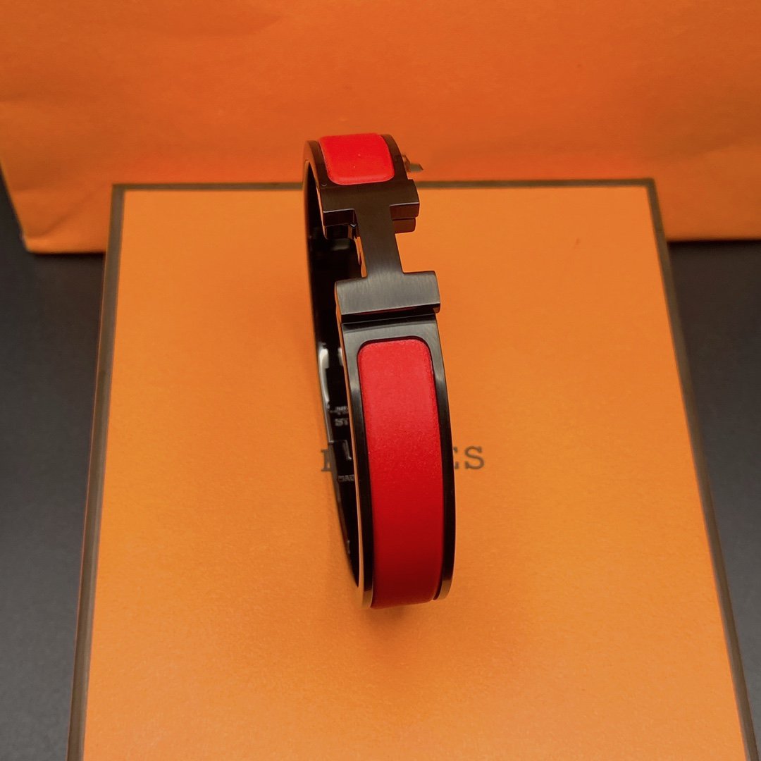 [Lumi Jewels]CLIC HM SO BLACK RED BRACELET