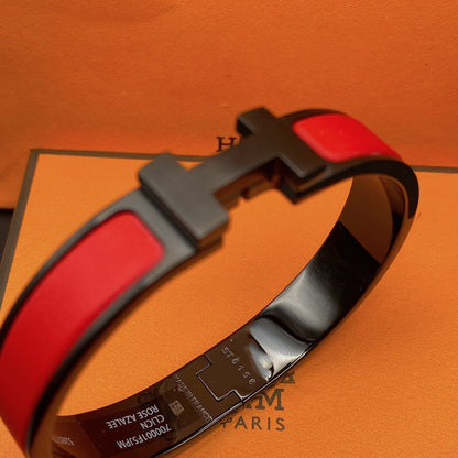 [Lumi Jewels]CLIC HM SO BLACK RED BRACELET