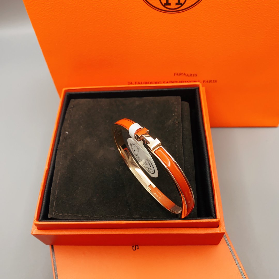 [Lumi Jewels]CLASSIC HM CLIC RED 8MM ENAMEL BRACELET