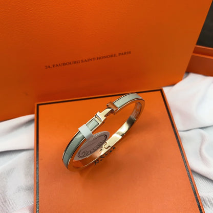 [Lumi Jewels]CLASSIC HM CLIC GREEN 8MM ENAMEL BRACELET