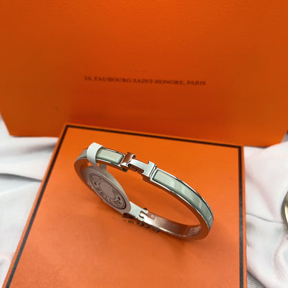 [Lumi Jewels]CLASSIC HM CLIC GREEN 8MM ENAMEL BRACELET