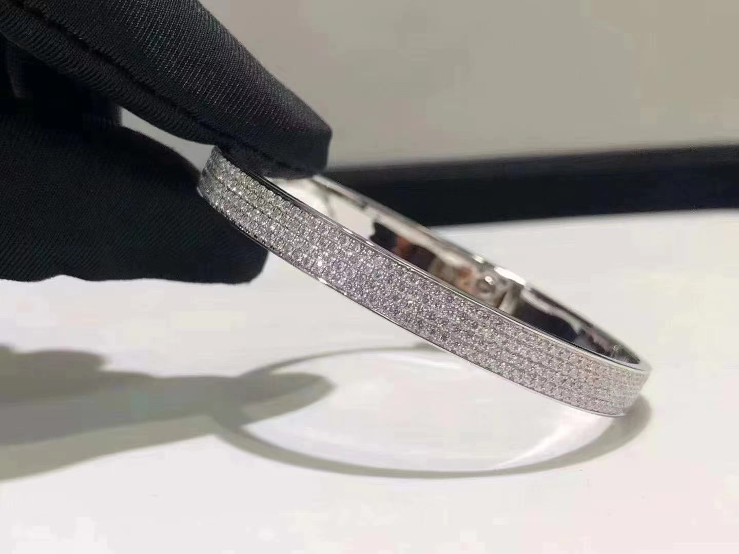 [Lumi Jewels]HM KELLY BRACELET IN SILVER AND FULL PAVE DIAMOND