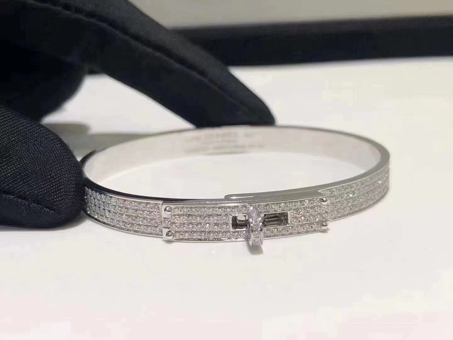 [Lumi Jewels]HM KELLY BRACELET IN SILVER AND FULL PAVE DIAMOND