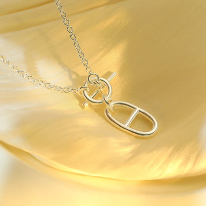 [Lumi Jewels]HM CHAINE D'ANCRE PENDANT NECKLACE STERLING SILVER