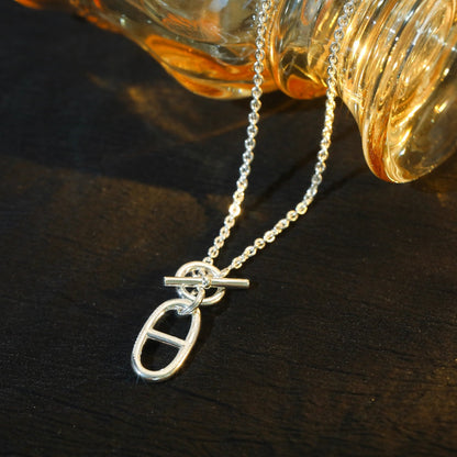 [Lumi Jewels]HM CHAINE D'ANCRE PENDANT NECKLACE STERLING SILVER