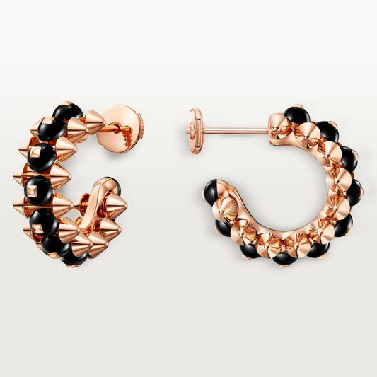 [Lumi Jewelery]CLASH 7.9MM AGATE CHALCEDONY EARRINGS