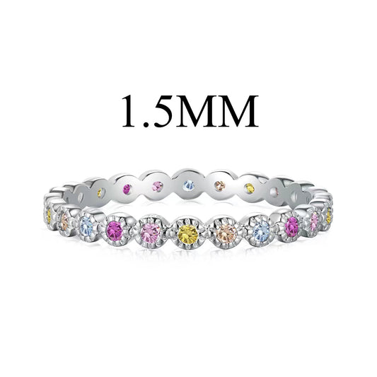 [Lumi Jewels]Radiant Sparkling Round Cut Daily Ring