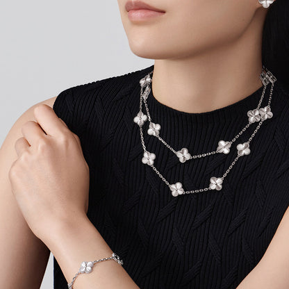 [Lumi Jewels]CLOVER 20 MOTIFS DIAMOND SILVER