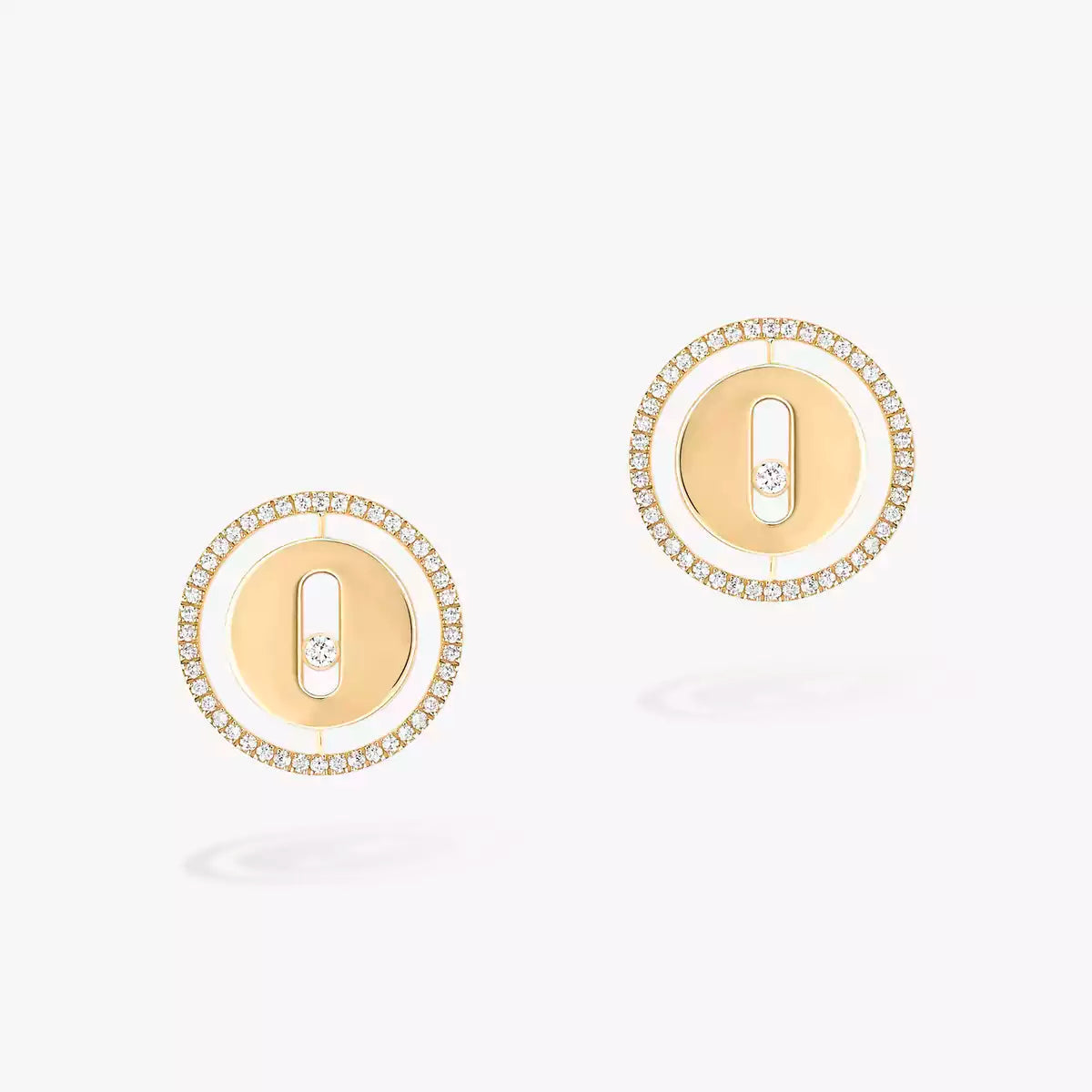 [Lumi]Lucky Move Diamond Earrings