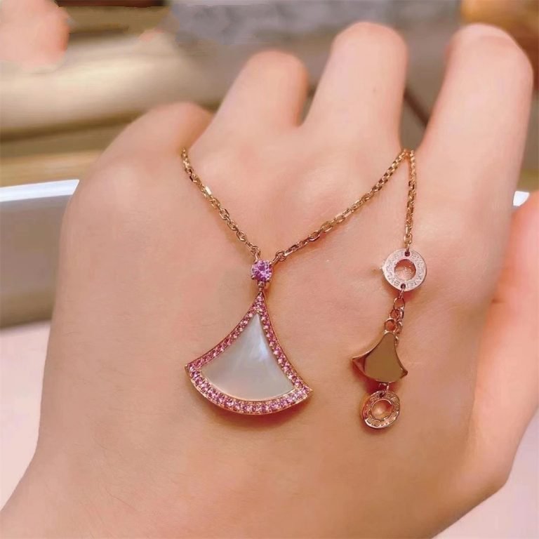 [Lumi Jewels]DREAM NECKLACE MOP DIAMOND PINK