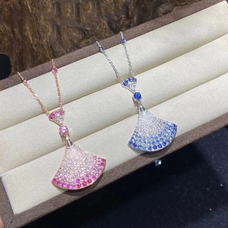 [Lumi Jewels]DREAM NECKLACK DIAMOND PINK GOLD