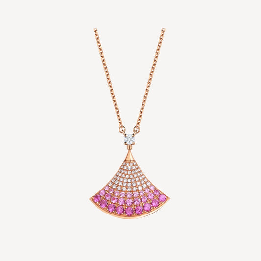 [Lumi Jewels]DREAM NECKLACE PINK GOLD PINK DIAMOND