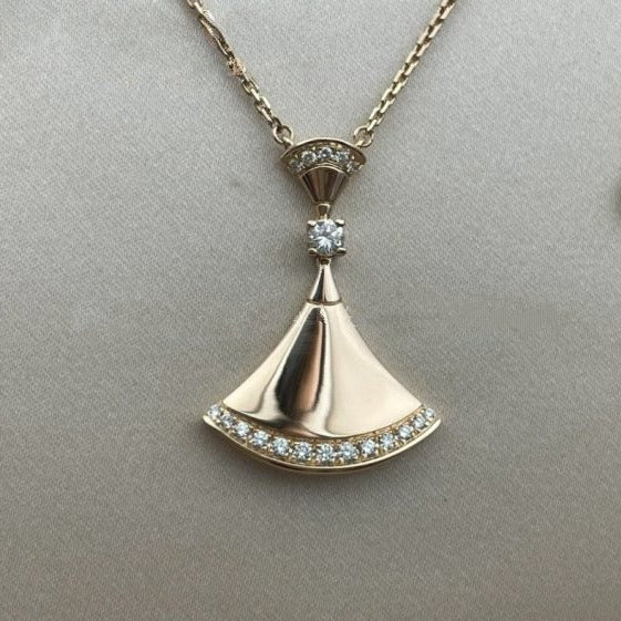 [Lumi Jewels]DREAM NECKLACE PINK GOLD DIAMOND