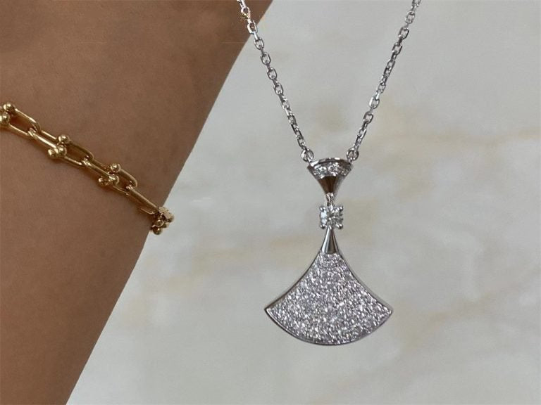 [Lumi Jewels]COLLIER RÊVE ARGENT ENTIÈREMENT SERTI DE DIAMANTS