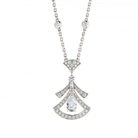 [Lumi Jewels]DREAM NECKLACE WHITE DIAMOND SILVER