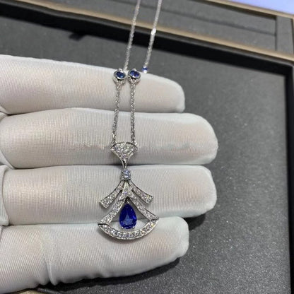 [Lumi Jewels]DREAM NECKLACE AGATE DIAMOND SILVER