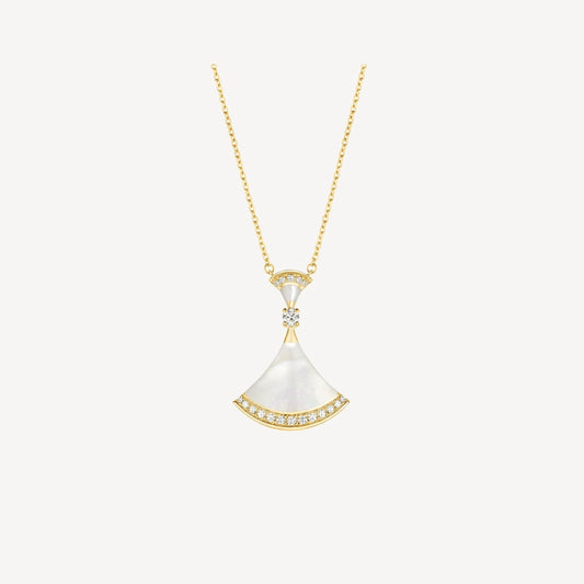 [Lumi Jewels]DREAM NECKLACE MOP GOLD DIAMOND