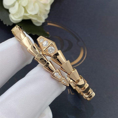 [Lumi Jewels]SERPENTI BRACELET DIAMONDS PINK GOLD