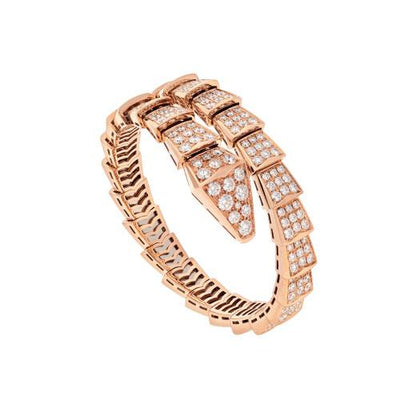 [Lumi Jewels]BRACELET SERPENTI 8MM OR ROSE DIAMANTS