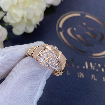 [Lumi Jewels]SERPENTI RING PINK GOLD DIAMOND