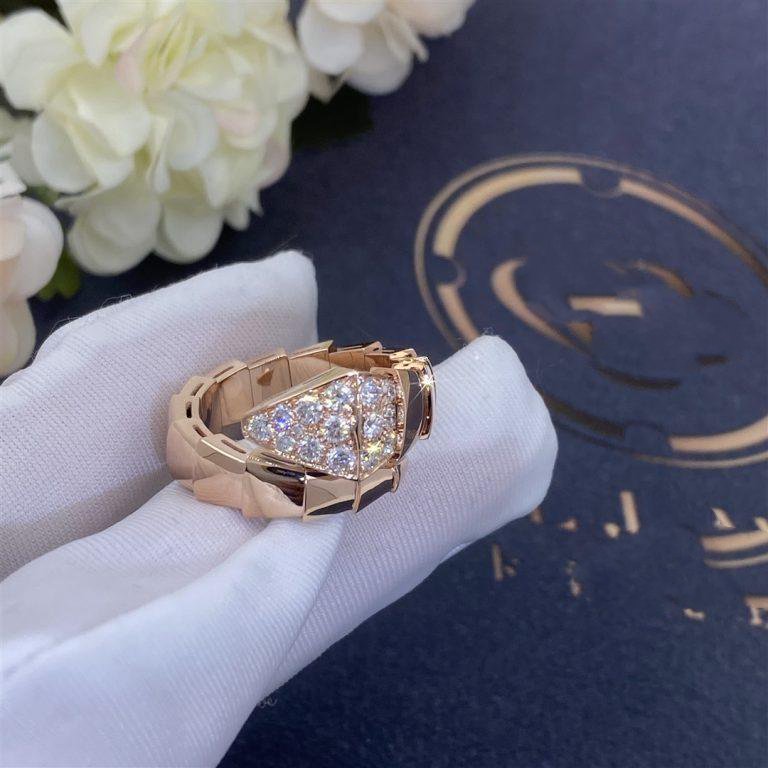 [Lumi Jewels]SERPENTI RING PINK GOLD DIAMOND