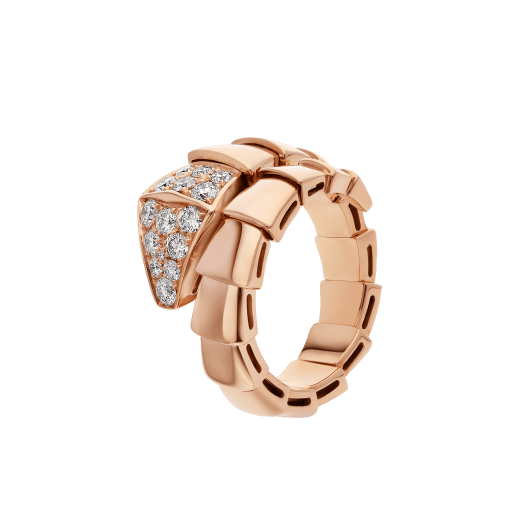 [Lumi Jewels]SERPENTI RING PINK GOLD DIAMOND