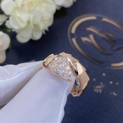 [Lumi Jewels]SERPENTI RING PINK GOLD DIAMOND