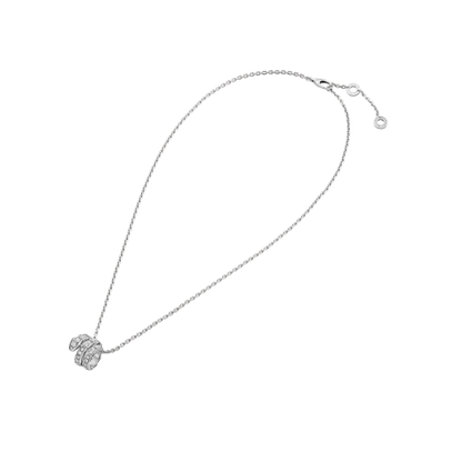 [Lumi Jewels]COLLIER SERPENT DOUBLE ANNEAU DIAMANT