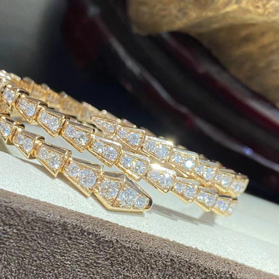 [Lumi Jewels]SERPENTI BRACELET GOLD DIAMOND DOUBLE ROW