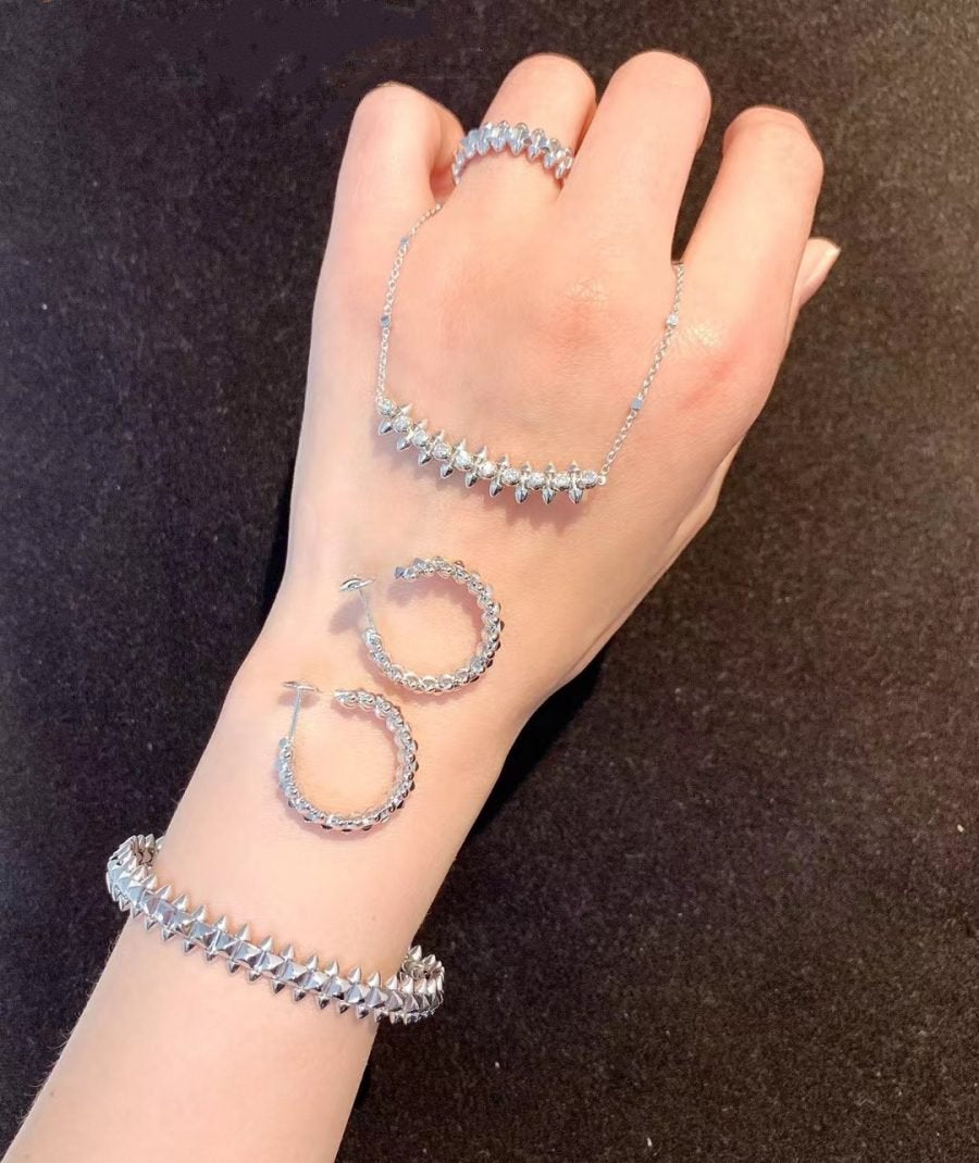 [Lumi Jewels]CLASH SILVER BRACELET