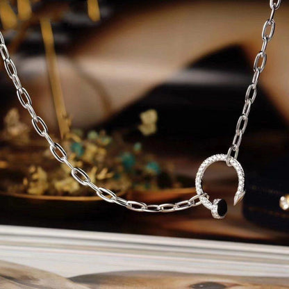 [Lumi] JUSTE NECKLACE FULL DIAMONDS