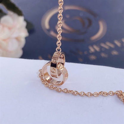 [Lumi] LOVE BRACELET DOUBLE RING