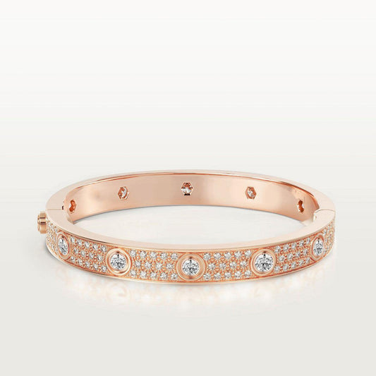 [Lumi Jewels]LOVE BRACELET 6.1MM DIAMOND-PAVED 10 BIG DIAMONDS