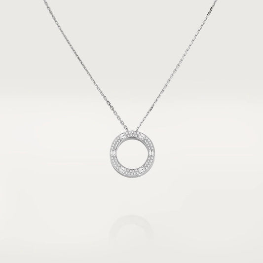 [Lumi Jewels]LOVE NECKLACE ADJUSTABLE SILVER