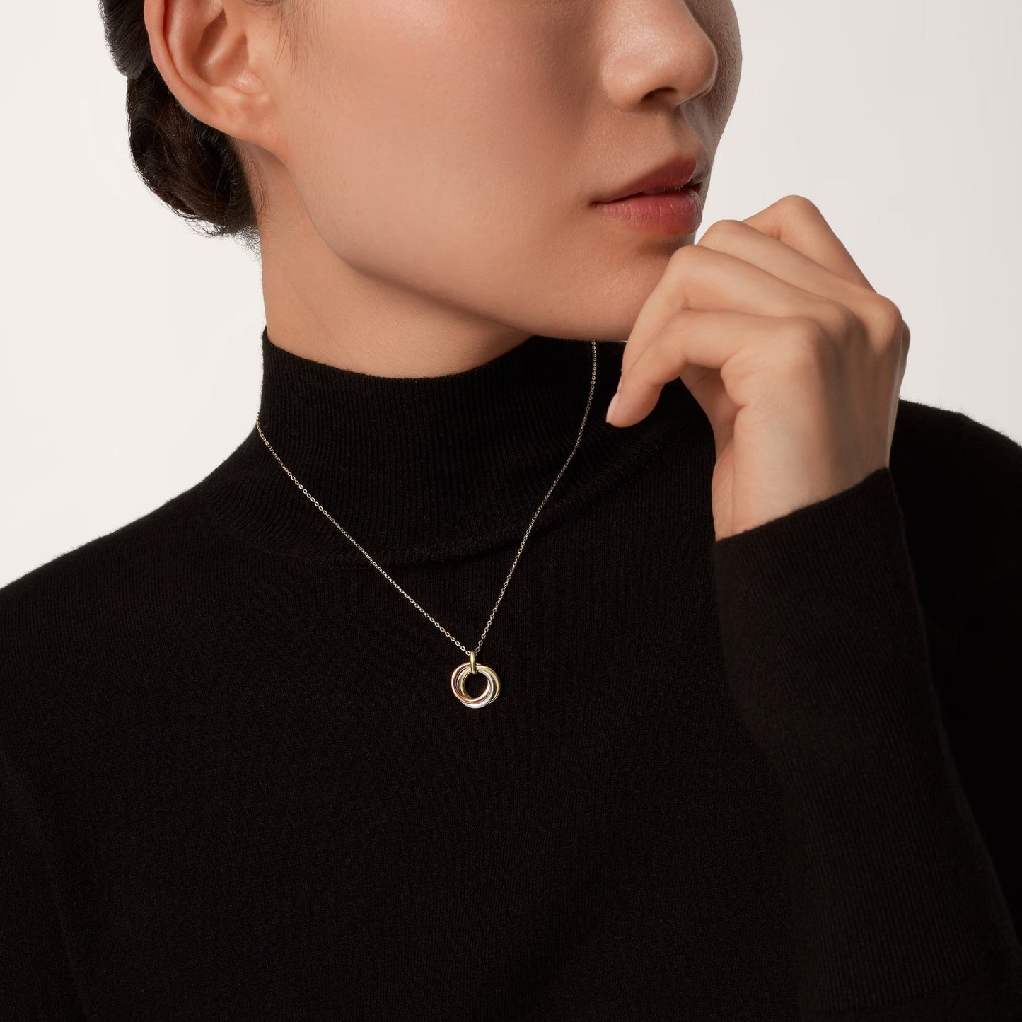 [Lumi Jewelery]TRINITY SMALL NECKLACE