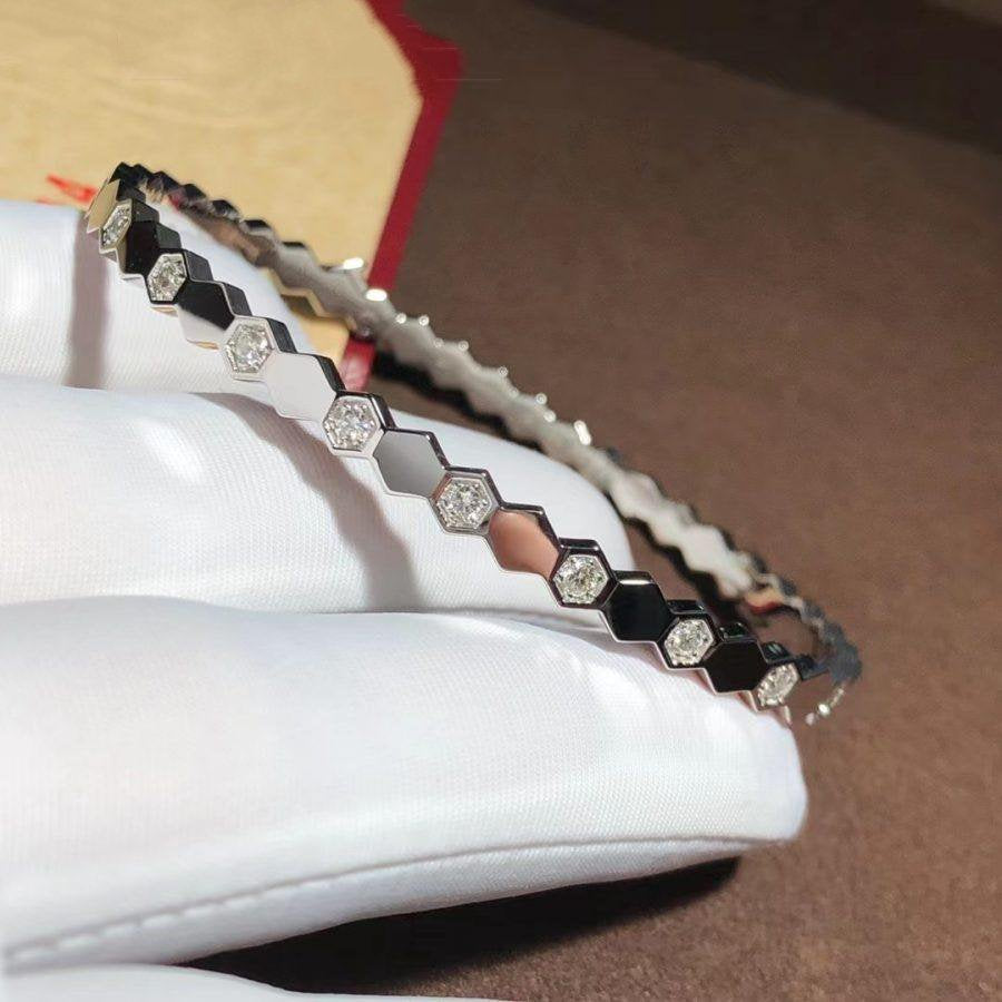 [Lumi Jewels]BEE LOVE SILVER DIAMOND BRACELET