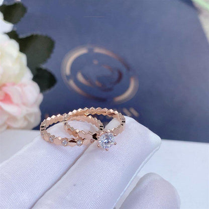 [Lumi Jewels]BEE LOVE RING PINK GOLD 1 DIAMOND