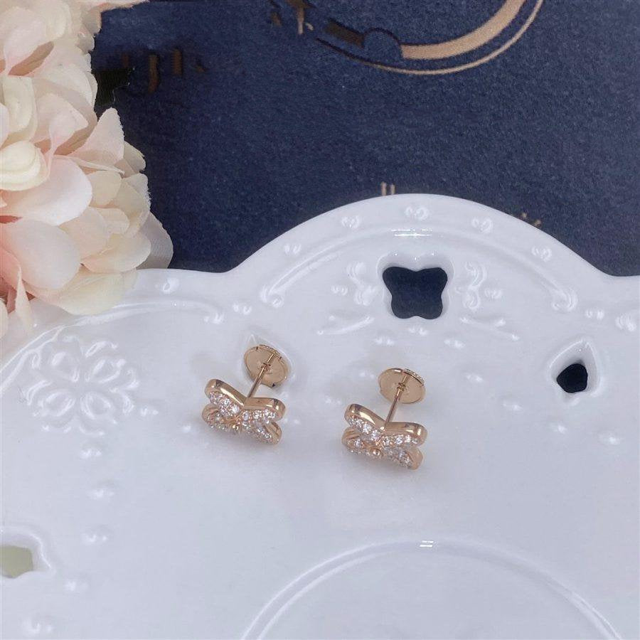 [Lumi Jewels]JEUX DE PINK GOLD DIAMOND EARRINGS
