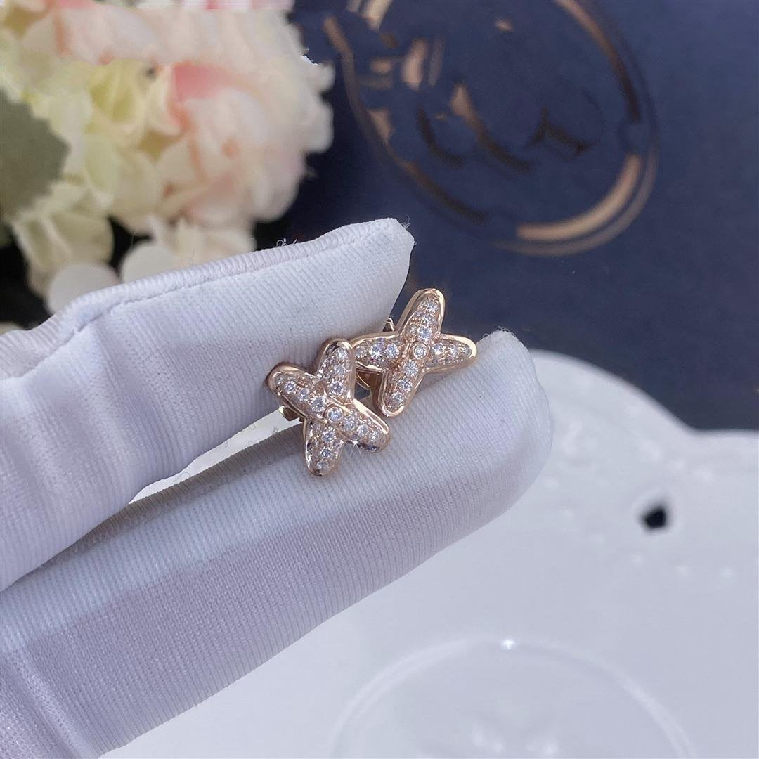 [Lumi Jewels]JEUX DE PINK GOLD DIAMOND EARRINGS