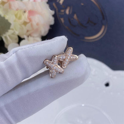 [Lumi Jewels]JEUX DE PINK GOLD DIAMOND EARRINGS