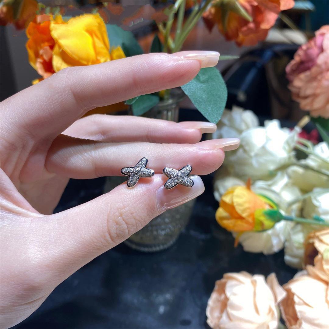 [Lumi Jewels]JEUX DE SILVER DIAMOND EARRINGS