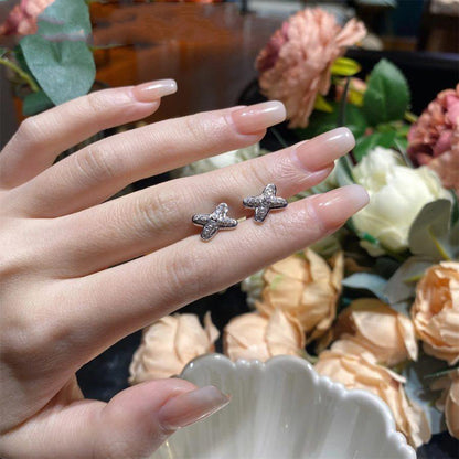 [Lumi Jewels]JEUX DE SILVER DIAMOND EARRINGS