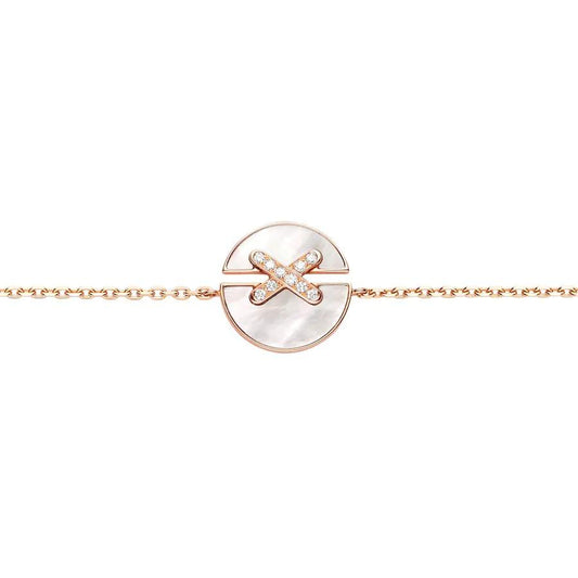 [Lumi Jewels]JEUX DE BRACELET MOP PINK GOLD DIAMONDS