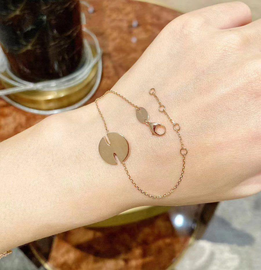 [Lumi Jewels]JEUX DE BRACELET MOP PINK GOLD DIAMONDS